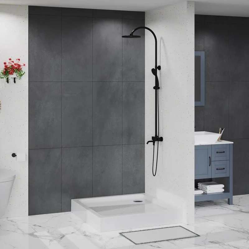 Поддон для душа BelBagno TRAY-BB-A-100-15-W Sancos — официальный сайт