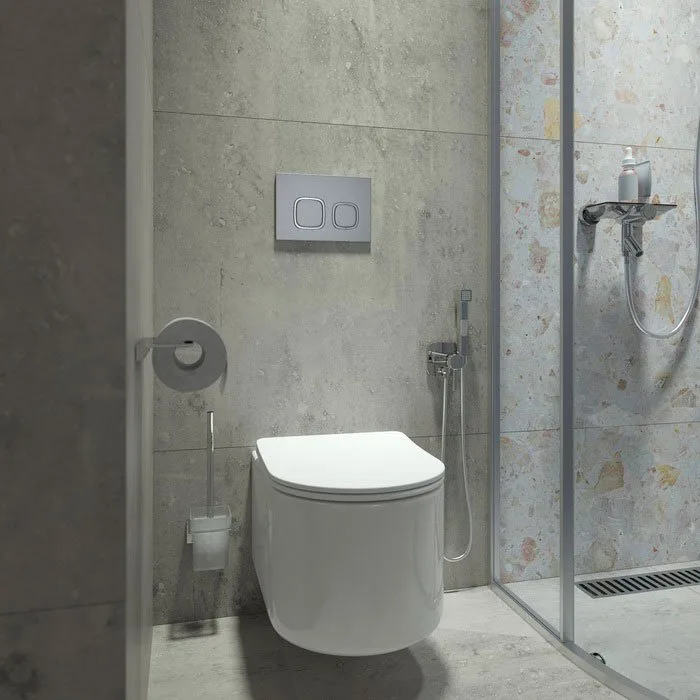 Кнопка смыва IDDIS Unifix UNI04CHi77 004, хром Sancos — официальный сайт