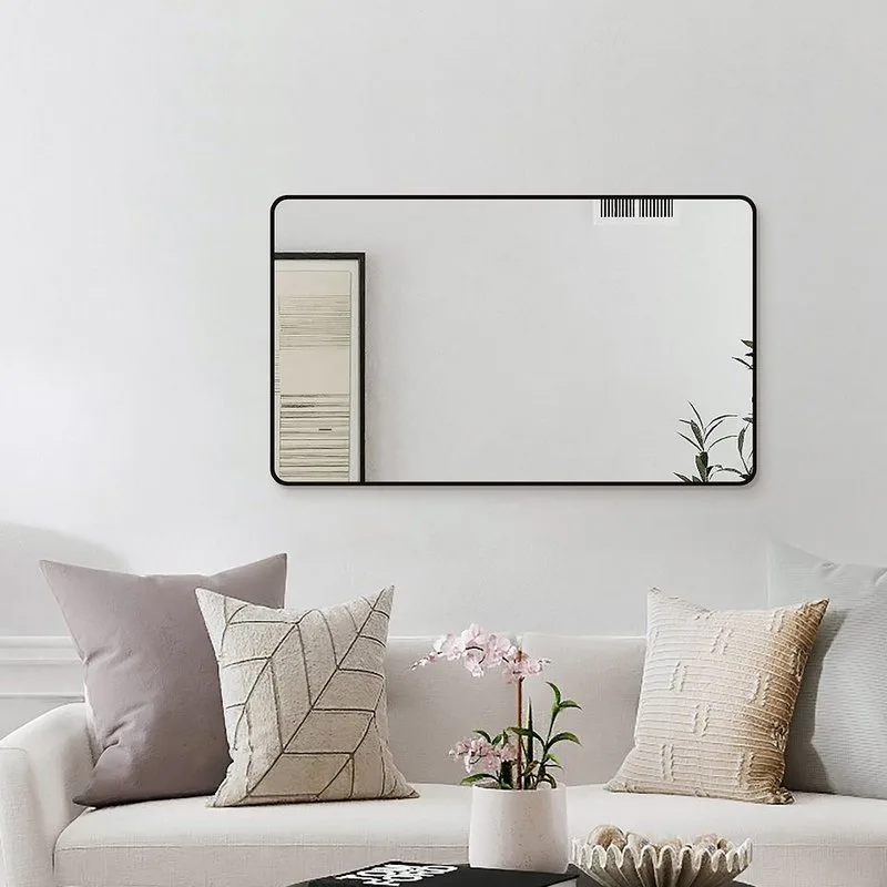 Зеркало Art&Max Siena S 120х80 черное, с LED-подсветкой, 6000К Sancos — официальный сайт
