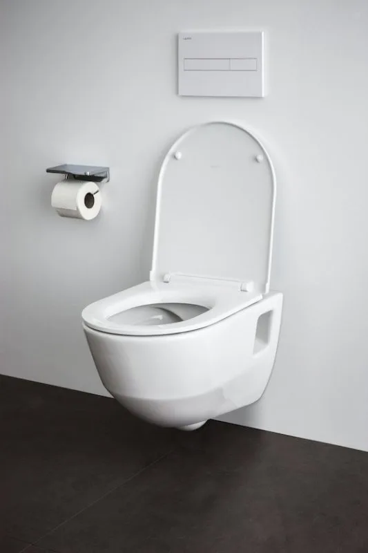 Крышка-сиденье Laufen Pro 8.9896.6.000.000.1 с микролифтом, петли хром Sancos — официальный сайт