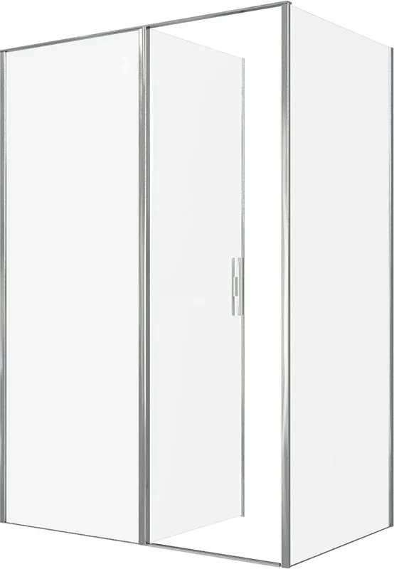 Душевой уголок Allen Brau Priority 140x90, профиль хром, стекло прозрачное Sancos — официальный сайт