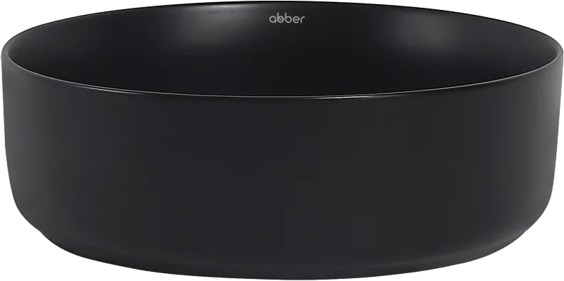Накладная раковина Abber Bequem AC2108MB матовая черная Sancos — официальный сайт