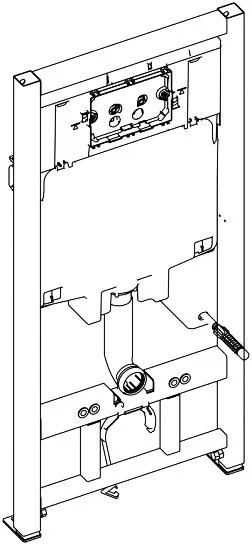 Инсталляция BelBagno BB002-80 + Кнопка Prospero BB007-PR-NERO.M черный матовый Sancos — официальный сайт