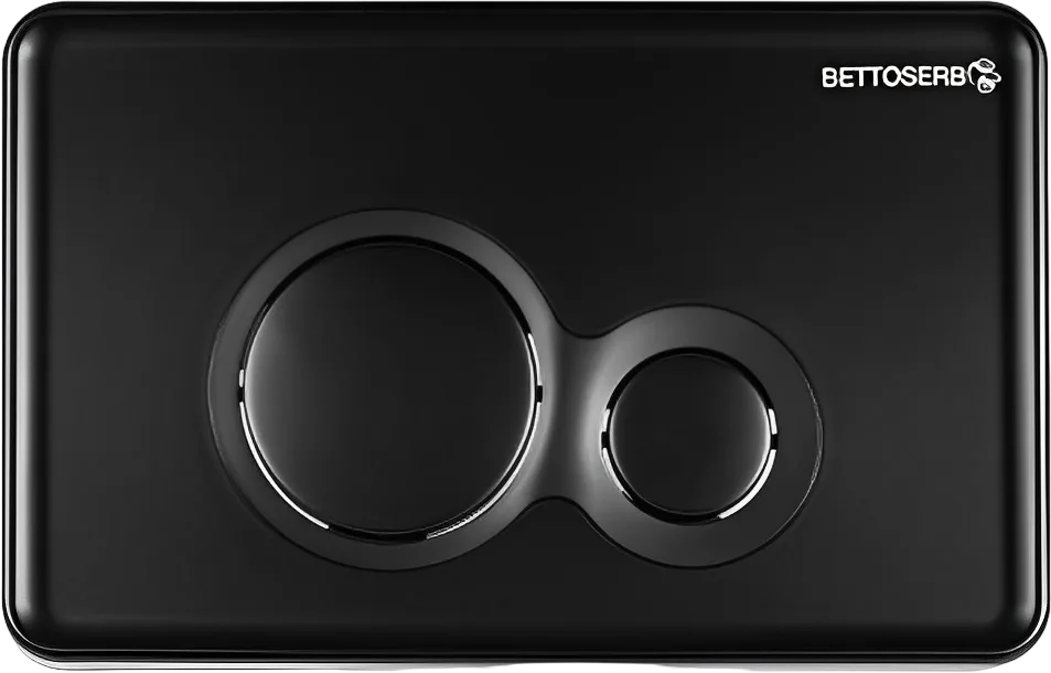 Кнопка смыва BETTOSERB Sava Fix Slim Morava 40006459 черный матовый Sancos — официальный сайт