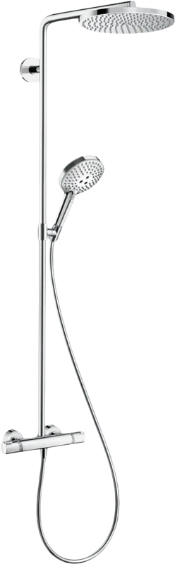 Душевая стойка Hansgrohe Raindance Select S 240 1jet 27633000, Showerpipe, хром Sancos — официальный сайт