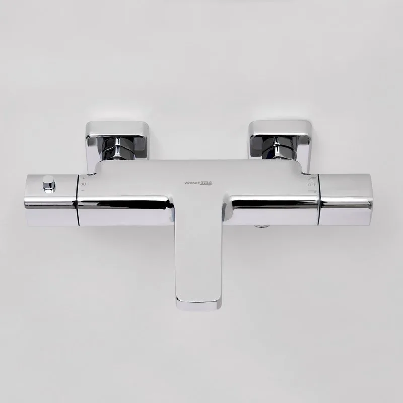 Термостатический смеситель Wasserkraft Naab 8611 Thermo, для ванны с душем Sancos — официальный сайт