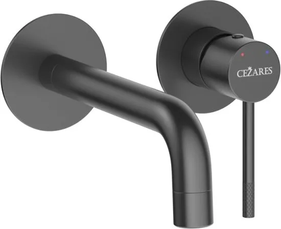 Смеситель для раковины Cezares Relax RELAX-BLI2-1 С ВНУТРЕННЕЙ ЧАСТЬЮ, матовый черный Sancos — официальный сайт