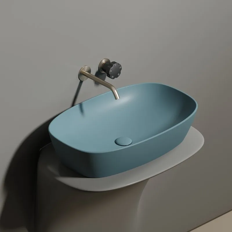 Накладная раковина Ceramicanova Element CN6049MLG зеленая матовая Sancos — официальный сайт