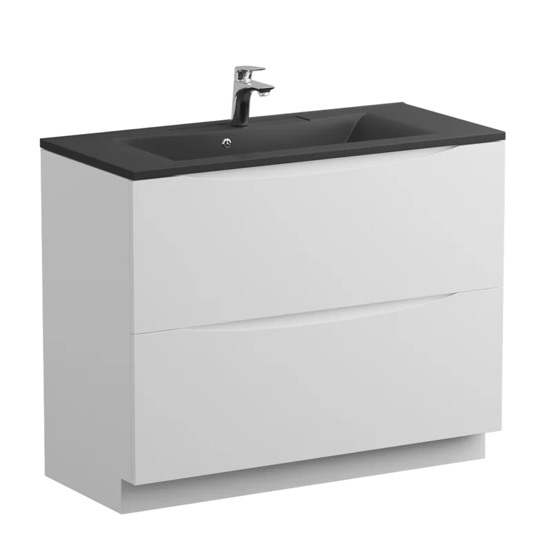 Тумба под раковину без столешницы BelBagno Marino 100 bianco lucido, напольная Sancos — официальный сайт