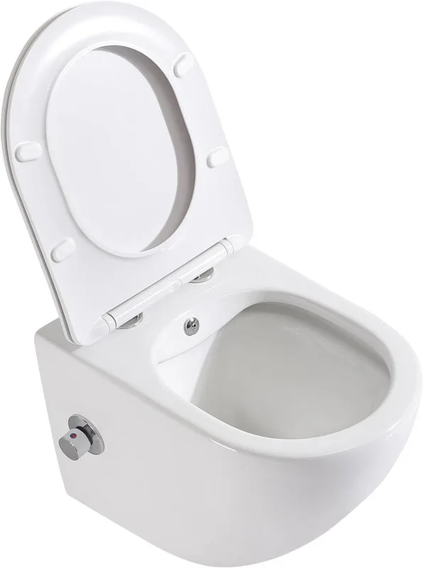 Унитаз подвесной BelBagno Uno BB3105CHR-BS/SC Sancos — официальный сайт