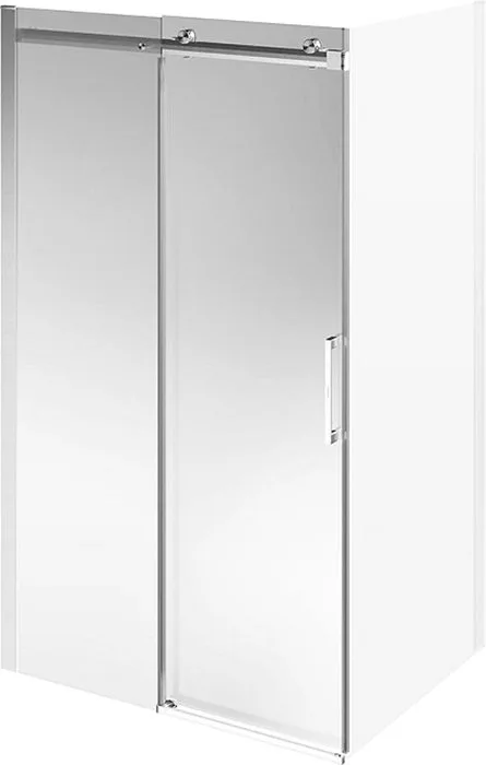 Душевая дверь в нишу KERAMA MARAZZI Cristallo CT.120.SD.BN 120 см, профиль брашированный никель, сте Sancos — официальный сайт