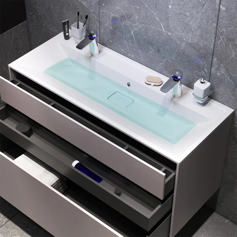 Тумба под раковину без столешницы AM.PM Inspire V2.0 120 элегантный серый Sancos — официальный сайт