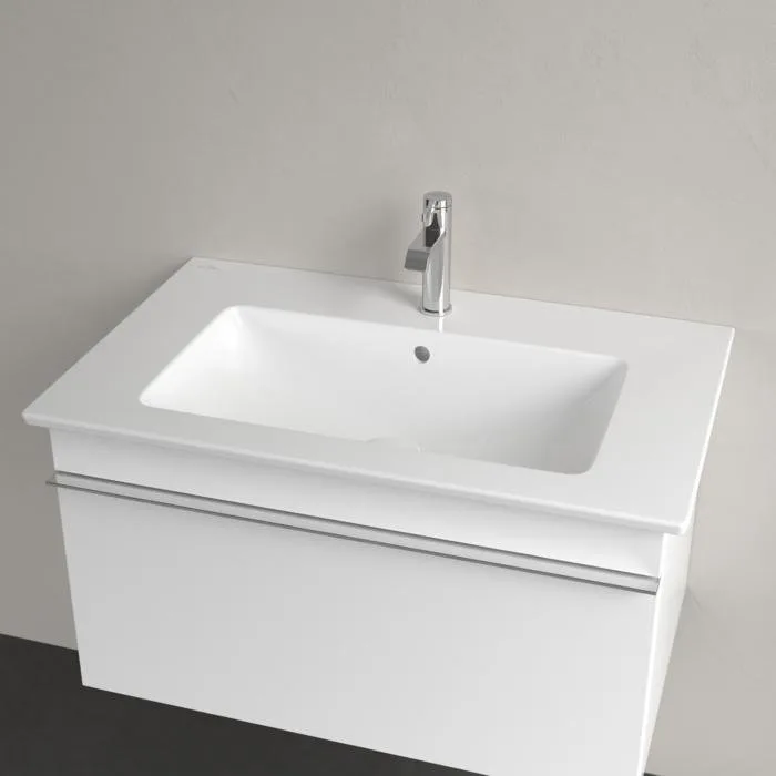 Мебельная раковина Villeroy & Boch Venticello 41048L01 80х50 альпийский белый Sancos — официальный сайт