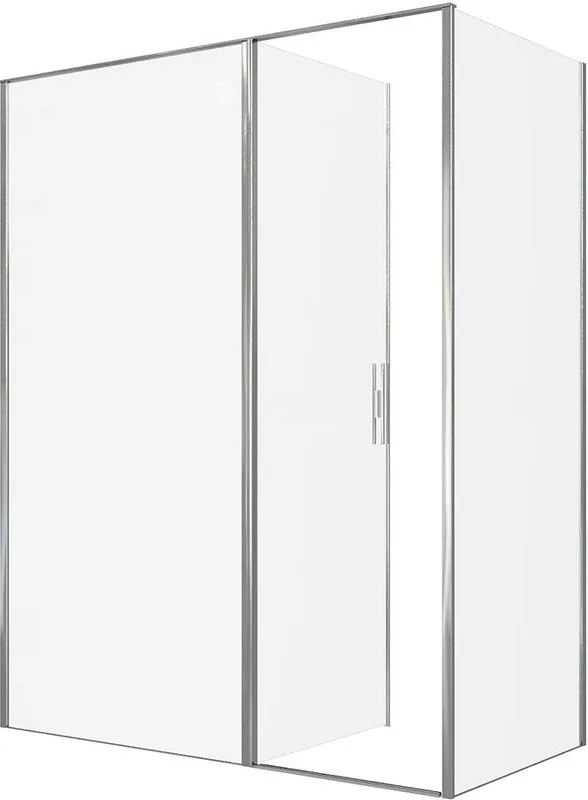 Душевой уголок Allen Brau Priority 160x80, профиль хром, стекло прозрачное Sancos — официальный сайт
