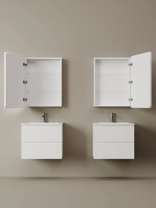 Зеркало-шкаф Sancos Diva 60 с подсветкой, белый Sancos — официальный сайт
