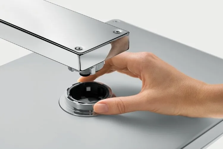 Верхний душ Hansgrohe Rainmaker Select 460 1jet 24003400 белый, хром Sancos — официальный сайт