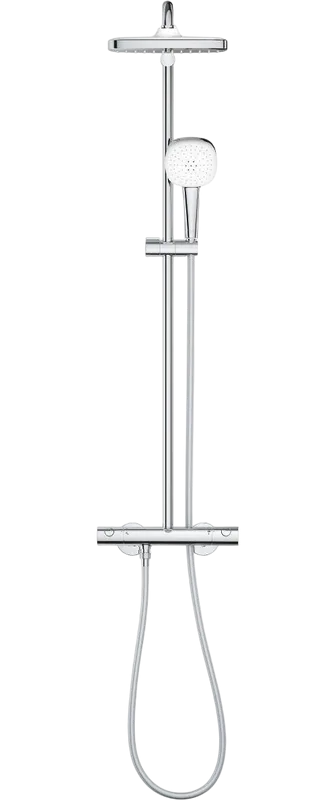 Душевая стойка Grohe Tempesta 26689001, с термостатом, хром Sancos — официальный сайт