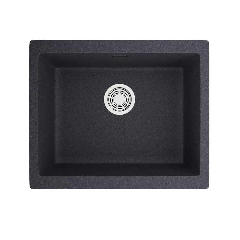 Мойка кухонная Emar Quartz EMQ-1555.P, морион Sancos — официальный сайт