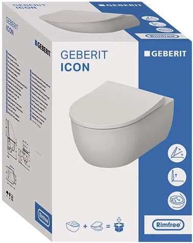 Унитаз подвесной Geberit iCon 500.784.01.1 Sancos — официальный сайт