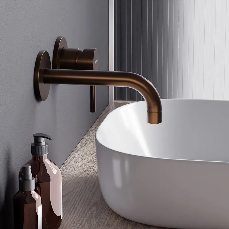 Смеситель для раковины Damixa Scandinavian Pure 360260500 С ВНУТРЕННЕЙ ЧАСТЬЮ, розовое золото Sancos — официальный сайт