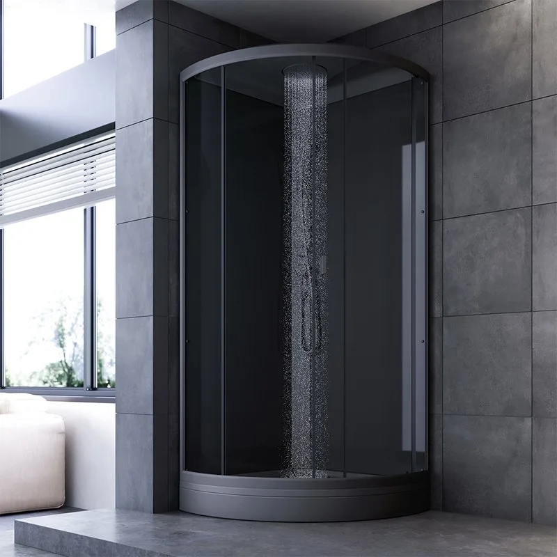Душевая кабина AM.PM Gem W90C-401-090BT, профиль черный Sancos — официальный сайт