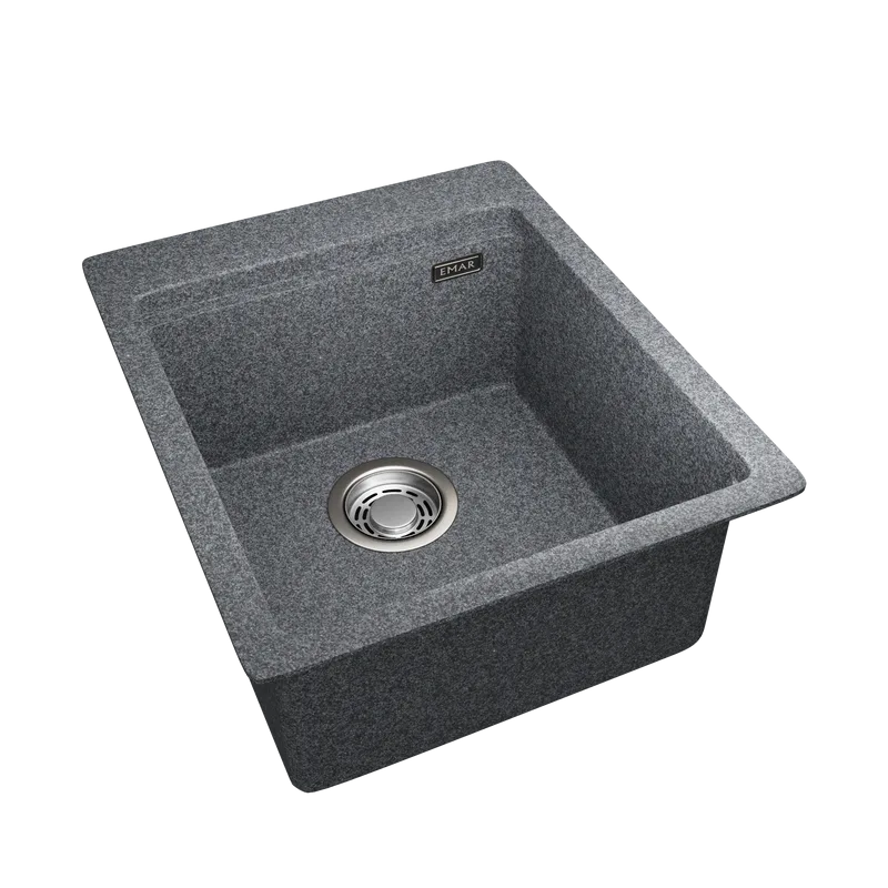Мойка кухонная Emar Quartz EMQ-1420.Q Антрацит Sancos — официальный сайт