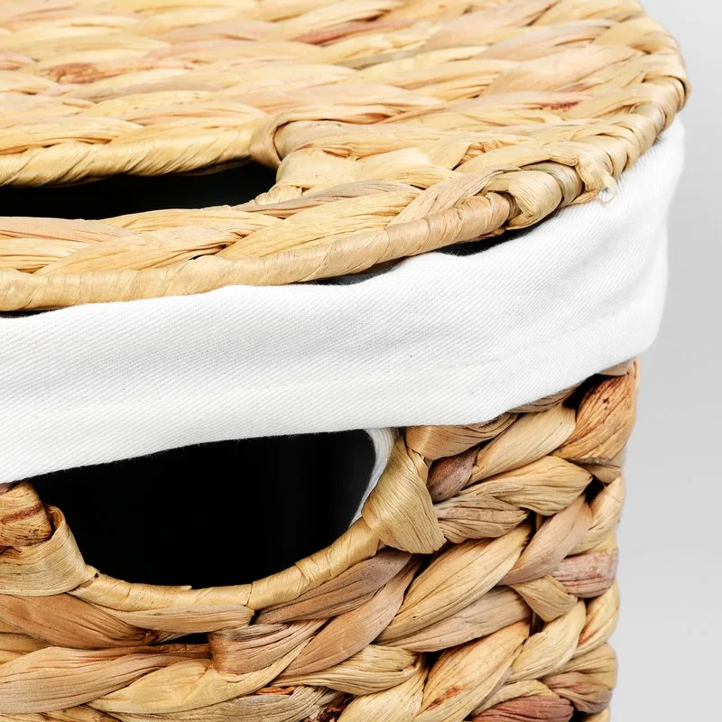 Корзина для белья Wasserkraft Dill WB-610-L светло-коричневая, большая Sancos — официальный сайт