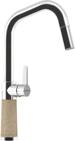 Смеситель для кухни Schock Cristalite SC-530-D выдвижной излив, саббиа Sancos — официальный сайт