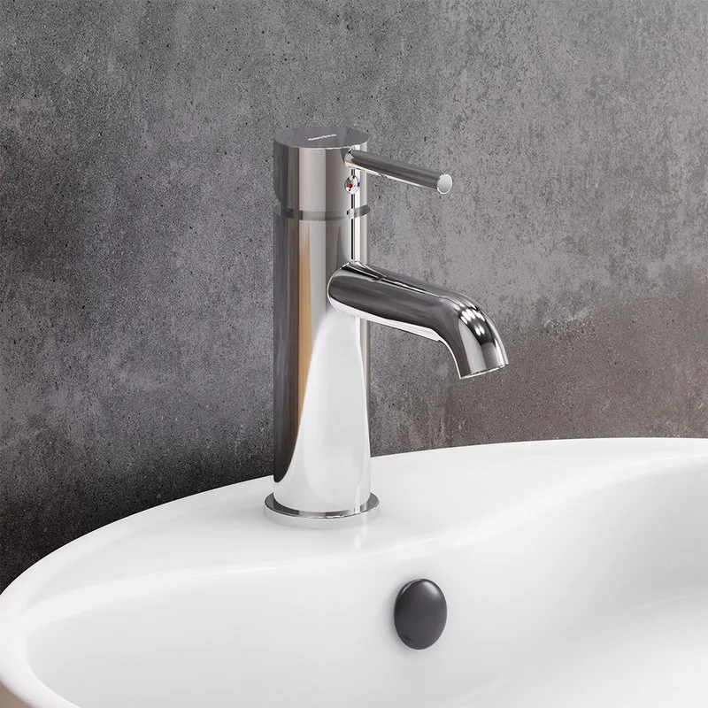 Смеситель для раковины Damixa Scandinavian Pure 360210000 хром Sancos — официальный сайт