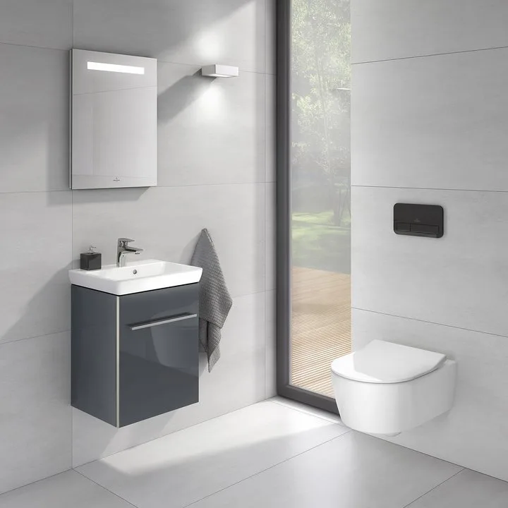 Кнопка смыва Villeroy & Boch Viconnect 922400RB черная глянцевая Sancos — официальный сайт