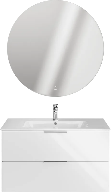 Тумба под раковину без столешницы KERAMA MARAZZI Piano Forte 95 подвесная, белая глянцевая Sancos — официальный сайт