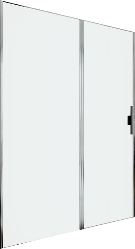 Душевая дверь в нишу Allen Brau Priority 3.31034.00 140 см, профиль хром, стекло прозрачное Optiwhit Sancos — официальный сайт