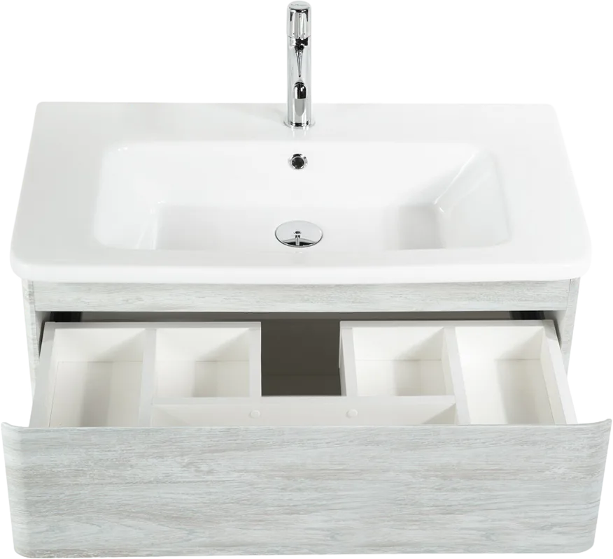 Тумба под раковину без столешницы BelBagno Albano-Cer 80 подвесная, rovere vintage bianco Sancos — официальный сайт