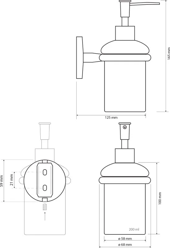 Дозатор Bemeta Nox 102408020 черный матовый Sancos — официальный сайт