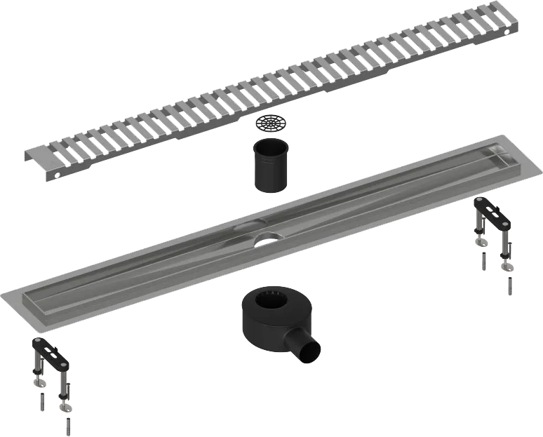 Душевой трап (лоток) Timo Drain Systems DS230109/00 900 вставка lines, хром Sancos — официальный сайт