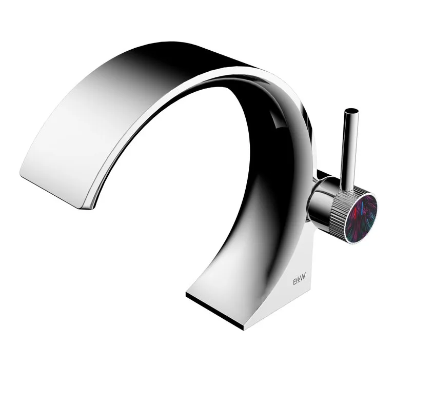 Смеситель для раковины Black&White Gravity 7106C chrome Sancos — официальный сайт