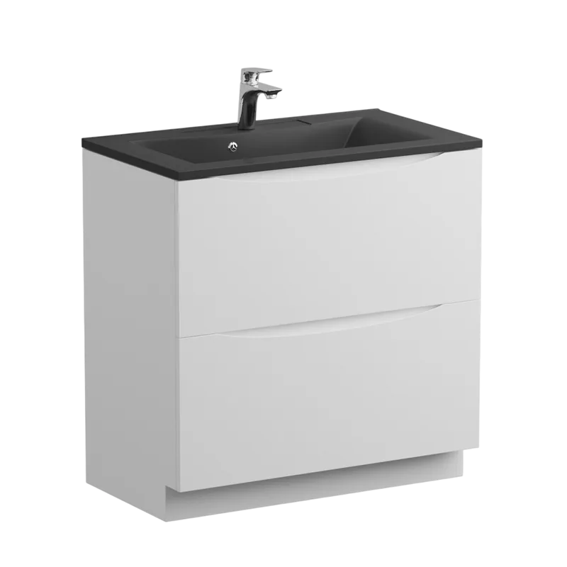 Тумба под раковину без столешницы BelBagno Marino 80 bianco lucido, напольная Sancos — официальный сайт