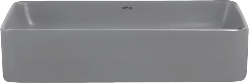 Накладная раковина Abber Rechteck AC2207MG матовая серая Sancos — официальный сайт