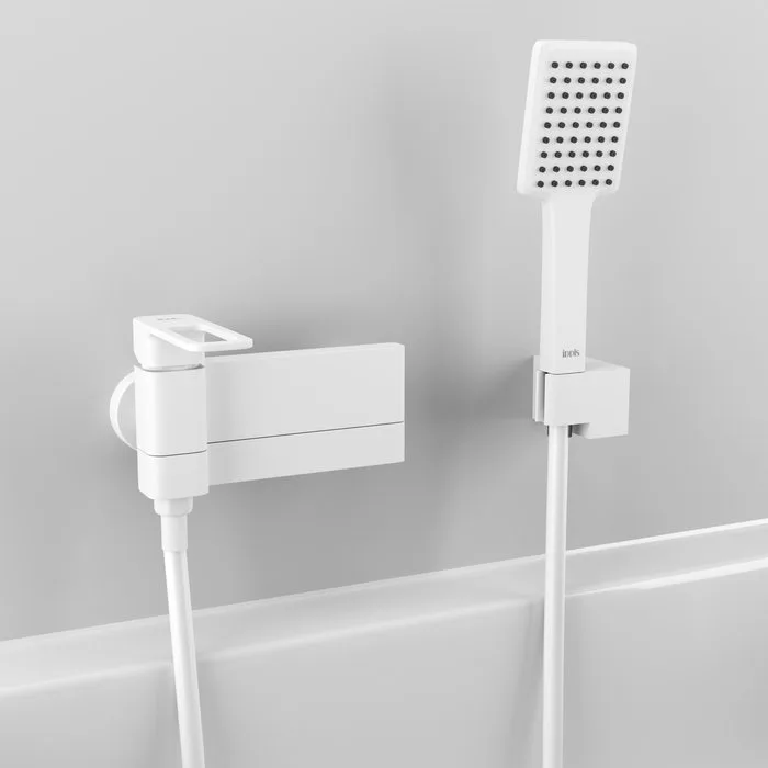 Смеситель для ванны с душем IDDIS Slide SLIWT00i02, белый Sancos — официальный сайт