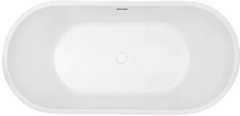 Акриловая ванна Abber AB9209 170x80 см, отдельностоящая, белая, овальная, с каркасом, со сливом-пере Sancos — официальный сайт