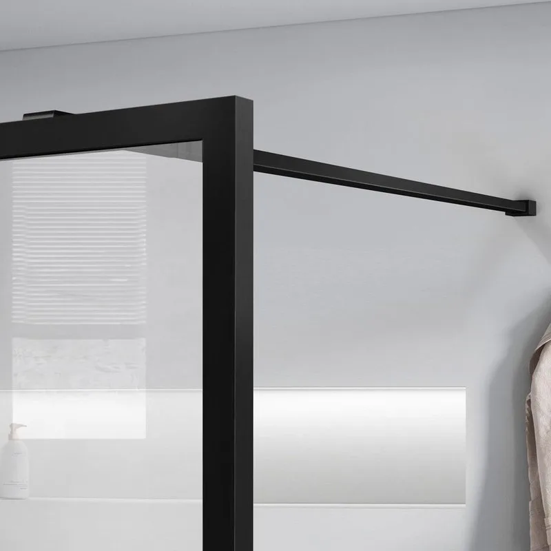Душевая перегородка Vincea Walk-in HP Art VSW-1HC900CFB 90 см, профиль матовый черный, стекло прозра Sancos — официальный сайт
