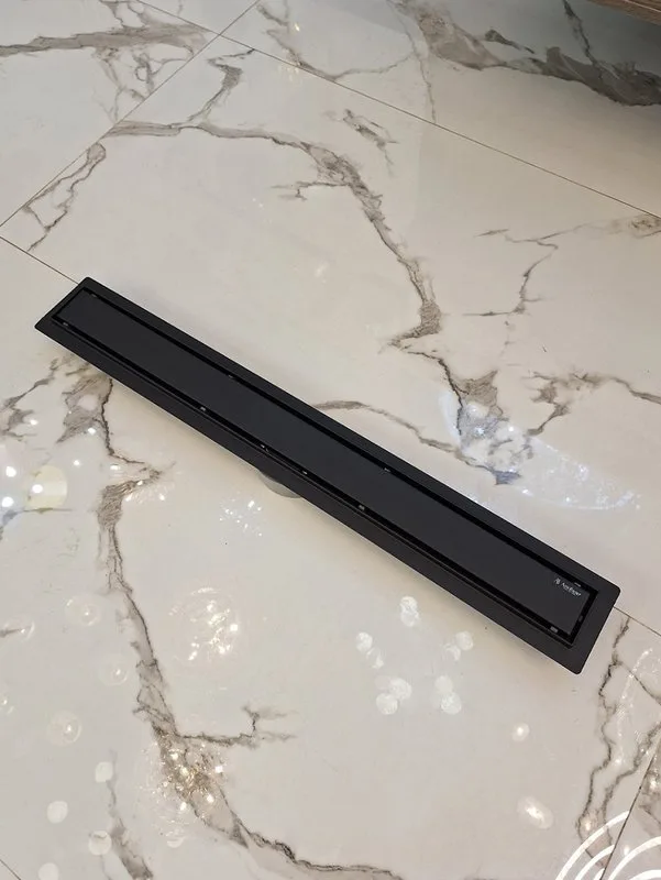 Душевой трап (лоток) AltroBagno Beni aggiuntivi AltroBagnoLivello071214NeOp, матовый черный Sancos — официальный сайт