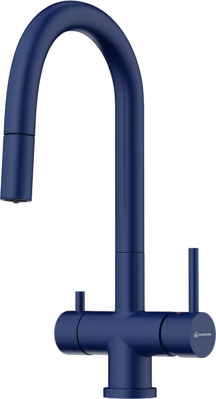 Смеситель для кухни Omoikiri Akita-S IB indigo blue Sancos — официальный сайт