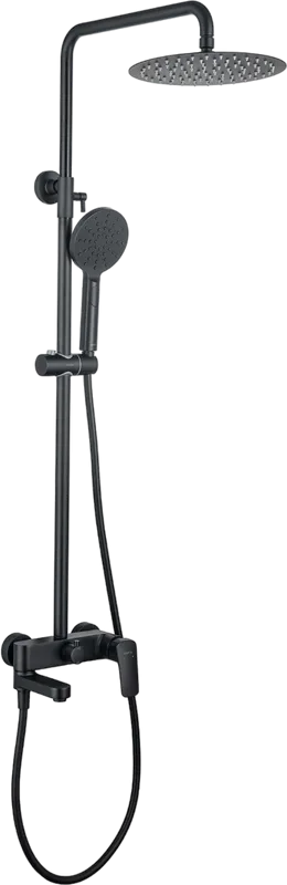 Душевая стойка AQUATEK AQ2040MB, матовая черная Sancos — официальный сайт