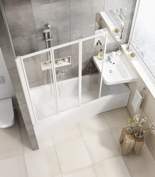 Экран Ravak BeHappy II 150 R Sancos — официальный сайт