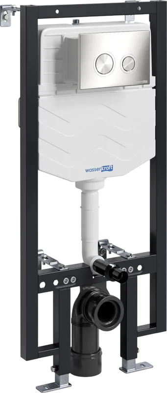 Система инсталляции для унитазов Wasserkraft Vils 56TLT.010.ME.BN01, с кнопкой смыва никель Sancos — официальный сайт