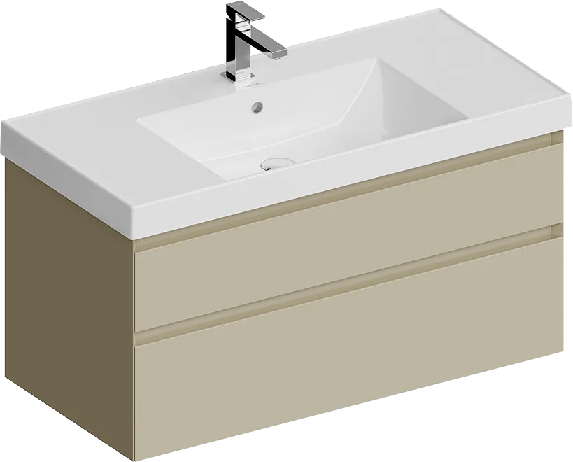 Тумба под раковину без столешницы KERAMA MARAZZI Cubo 100 подвесная, лимо матовая Sancos — официальный сайт