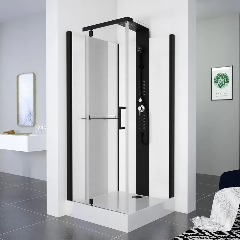 Душевая кабина Black&White Galaxy G8702 900х900х2170, с низким поддоном Sancos — официальный сайт