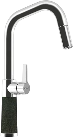 Смеситель для кухни Schock Cristalite SC-530-D выдвижной излив, оникс Sancos — официальный сайт