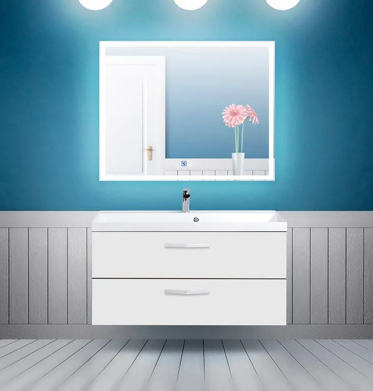 Зеркало BelBagno SPC-GRT-1000-800-LED-TCH-PHONE с bluetooth, микрофоном и динамиками Sancos — официальный сайт